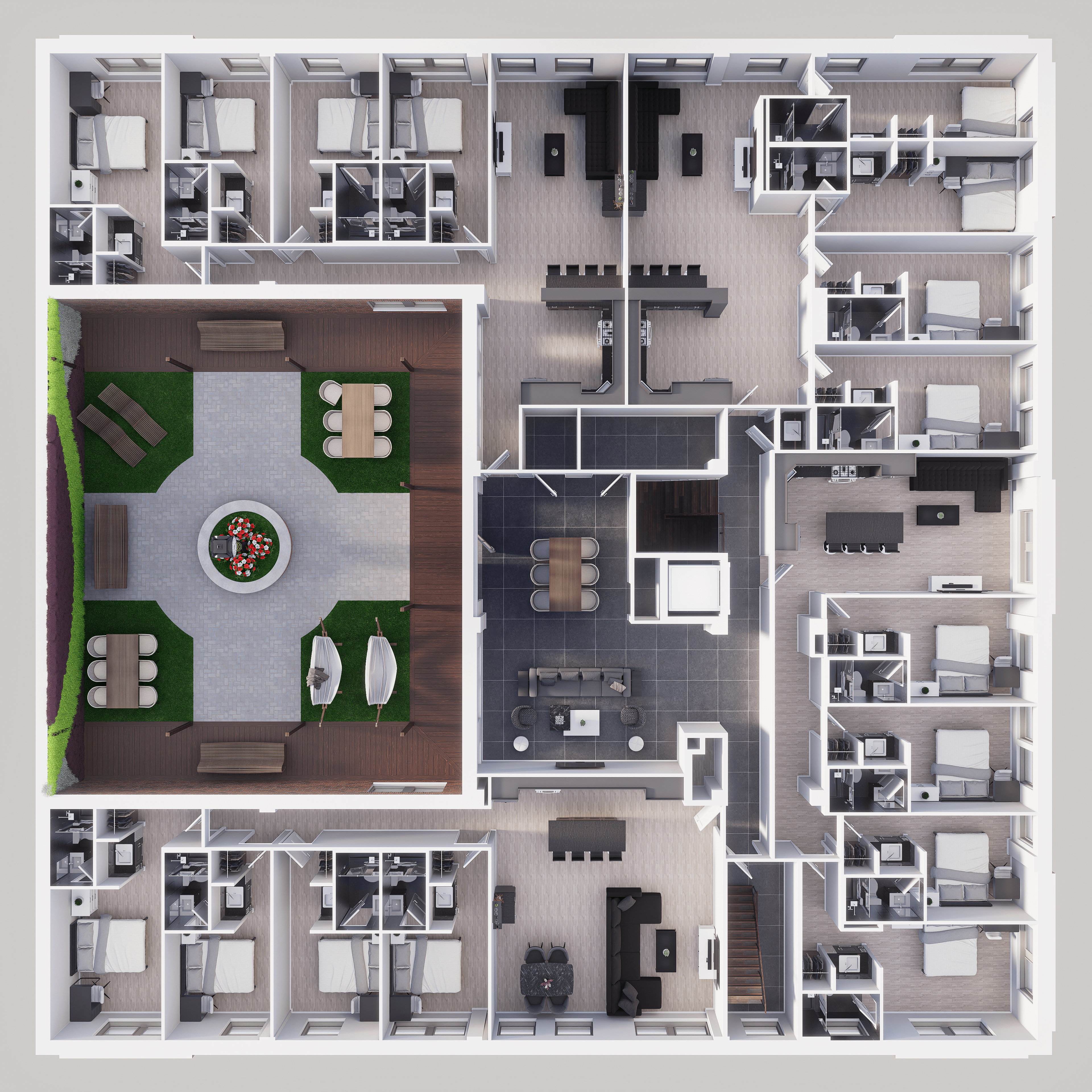 Load image into Gallery viewer, KINGSLAND COURTYARD